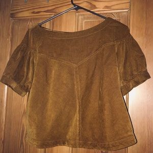 Corduroy Free People Top